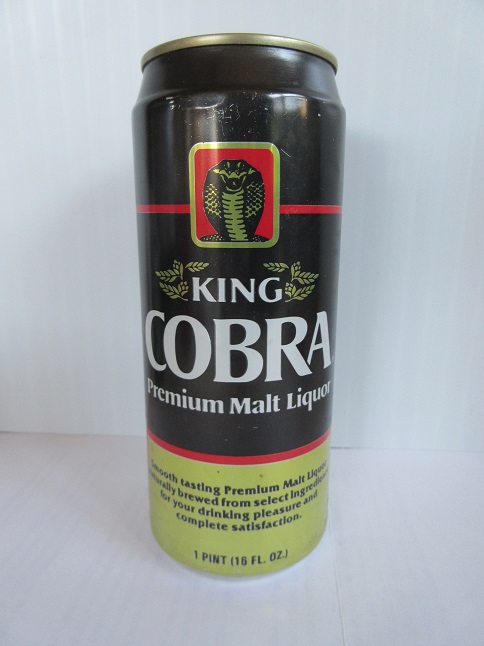 King Cobra Premium Malt Liquor - small cobra - 16oz - Click Image to Close